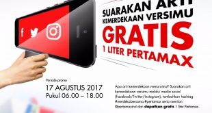 Promo Agustusan dapat Pertalite, Pertamax dan Pertamax Turbo 23