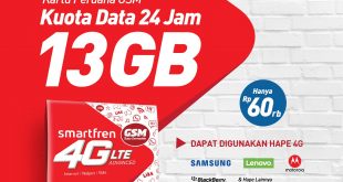 Beli Perdana 4G GSM, Bonus Kuota 13 GB perbulan 21