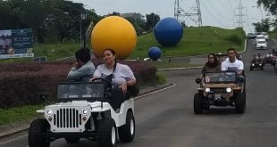 Seru-seruan Pakai Mini Jeep Keliling Citra Land Bersama Komunitas dan Media 21