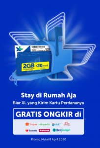 Sediakan Pembelian Produk di Toko Online, XL Axiata Gratiskan Ongkir 1