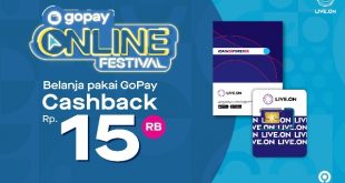 Perluas Metode Pembayaran E-Wallet, Live.On Gabung GoPay 4