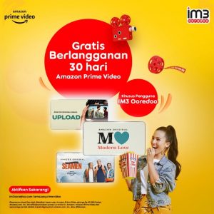 IM3 Ooredoo Beri Gratis Langganan 30 Hari Amazon Prime Video 1