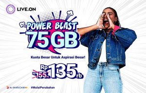 Live.On Power Blast 75 GB Siap Penuhi Kebutuhan Internet Anak Muda 1