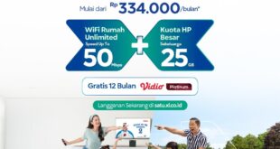 Kerjasama dengan VIDIO, Pelanggan XL HOME Gratis Langganan Vidio Platinum Setahun 21