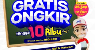 JNE Jatim, Bali dan Mataram Gratiskan Ongkir Hingga 10 Ribu 20