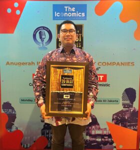 JNE Raih Kategori Courier Service dalam Penghargaan Indonesia 20 Best Companies 1