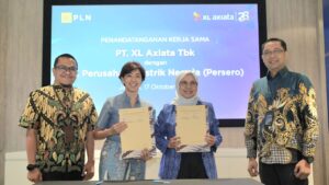 PLN-XL Axiata Kerja Sama Pasokan Listrik dan Penggunaan Energi Terbarukan 1