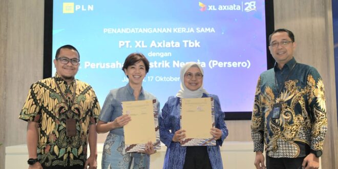 PLN-XL Axiata Kerja Sama Pasokan Listrik dan Penggunaan Energi Terbarukan 1