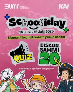 Liburan Sekolah, KAI Daop 8 Beri Diskon Tiket Hingga 20% 1