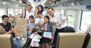 Masa Libur Sekolah, KAI Daop 8 Surabaya Sapa Pelanggan Dengan Hadiah 18