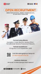KAI Buka Rekrutmen Eksternal Bagi Talenta Muda 2025 1