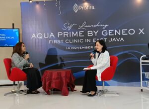 "PROFIRA AQUA PRIME FACIAL" Punya 3 Tahapan Teknologi GENEO X Yakni PEEL- INFUSSION - LIFT 1