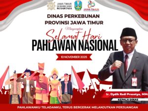 Dinas Perkebunan Provinsi Jawa Timur Peringati Hari Pahlawan 10 November 1