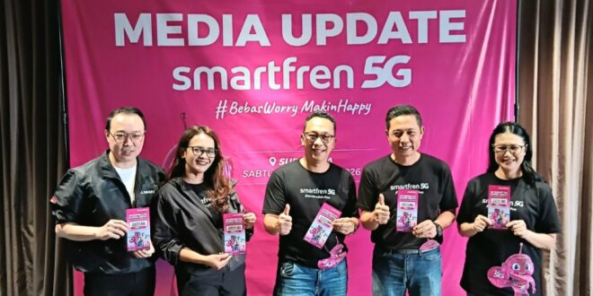 Smartfren 5G Hadir di Surabaya, Dimeriahkan Fun & Run di Kota Lama 5