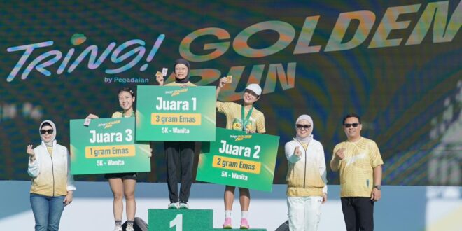 Pegadaian Kanwil XII Surabaya Apresiasi Antusiasme Tring! Golden Run 2026l 1