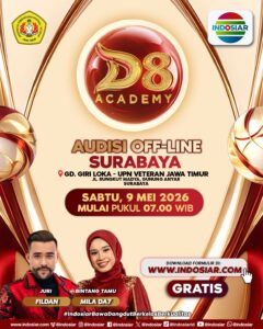 Audisi Offline D’Academy 8 Hadir di Surabaya Akhir Pekan Ini 1
