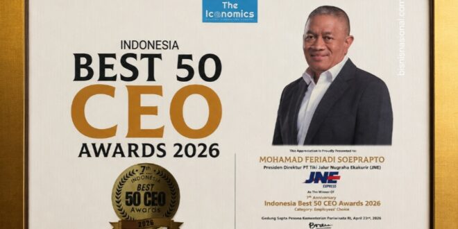 Presdir JNE Raih Penghargaan CEO 2026 1