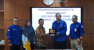 PLN UIT JBM dan PT MCG Serah Terima Aset Pendukung PLTP Ijen 22